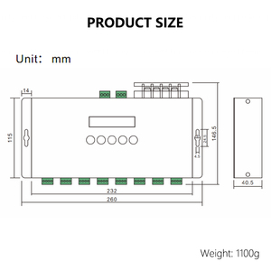 DC 5V 12V 24V Ethernet a SPI / DMX 512 LED Stage Digital Pixel Light Converter Controller canale porta a 16 vie 3A/CH ArtNet-SPI - Product Image 5