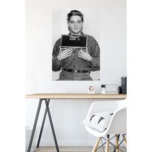 Xu hướng quốc tế có khung cho Elvis Presley Army tranh thủ áp phích tường 34L x 22.4W xu hướng trang trí nhà mục - Product Image 3