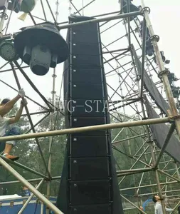8+2 Speaker Linear Array Audio - Linear Array 4+2 Full Frequency <strong>Active</strong> Ultra-Low Sound Protective <strong>Covers</strong> Rain <strong>Cover</strong>
