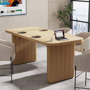 Простой прямоугольный компьютерный стол - Product Image 3