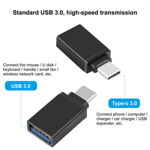 Adaptador convertidor USB 3,1 tipo C macho a USB 3,0 hembra nueva función OTG de Metal para Macbook para Samsung para Galaxy otros dispositivos - Product Image 4