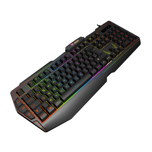 Aikun gx610 RGB chơi Game bàn phím với cao su chuyển đổi cổ tay phần còn lại phím macro đa phương tiện truyền thông năng động đèn nền Chế độ 1.8m bện cáp - Product Image 5