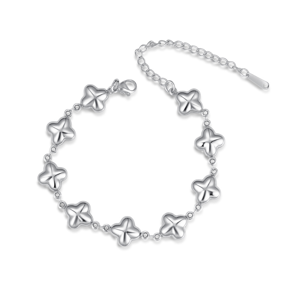 Four-leaf flower steel color 7