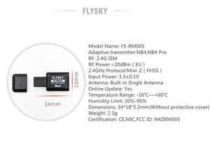 FLYSKY FS-RM005 2.4GHz 3.3V Mini Z FHSS modülü Kyosho FHSS mini-z RWD AWD MINIZ 4X4 FWD RC araba parçaları - Product Image 5