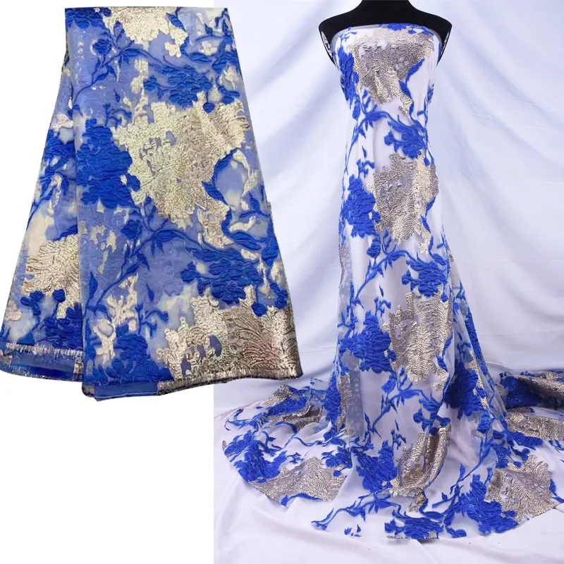 2023 jakarlı afrika dantel kumaşlar için nijeryalı nakış fransız mavi dantel organze danteller elbise malzeme tekstil kumaş