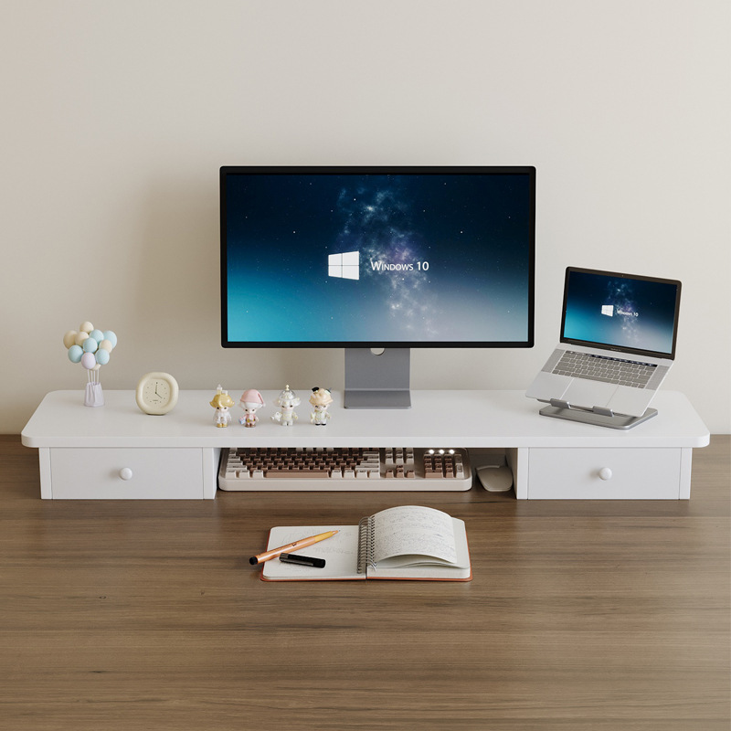 White double drawers, 110*24*10cm
