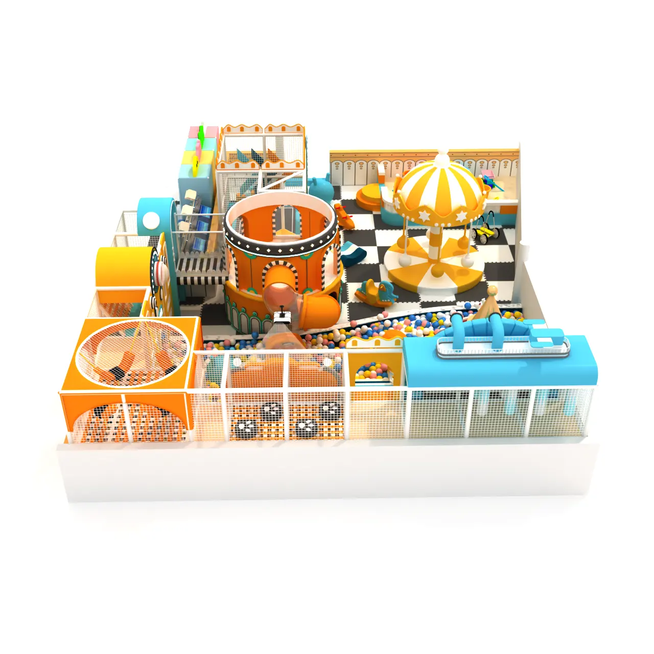 Leban vendita calda casa di rimbalzo Ocean Ball Pit attrezzature parco giochi al coperto