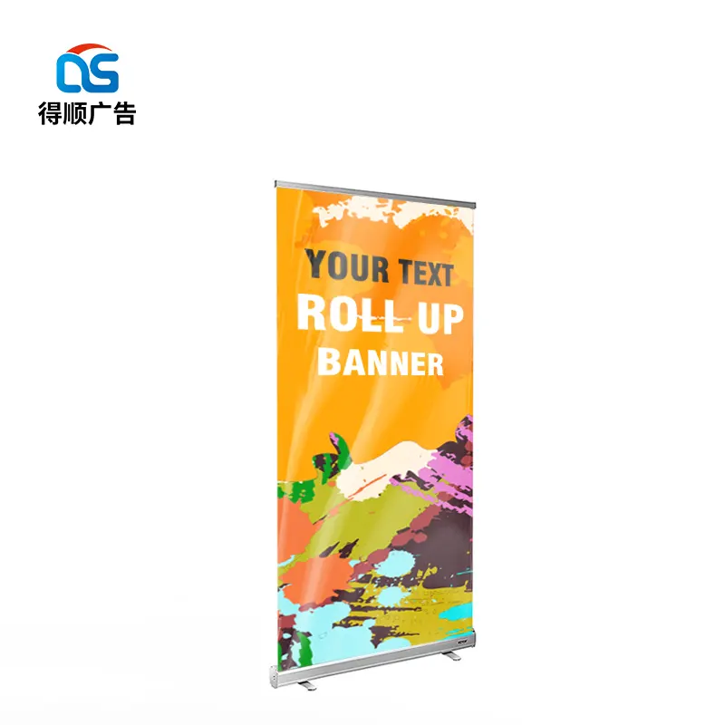 Stand per roll up banner 2 m per 1.2m per matrimonio zanzara con logo 91x182 supporto roll-up banner illuminato