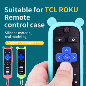 Sevimli kulaklar ile TCL roku sevimli silikon tv uzaktan kumanda kılıfı için - Product Image 3