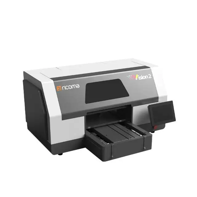 RiCOMA high resolution 720*1800 dtg printer direct to t-shirt printing machine with 3 Epson I1600 heads