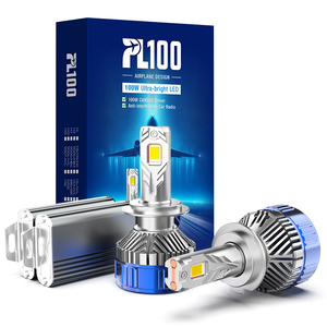 ODM OEM H7/9006 PL100 24000LM LEDヘッドライト電球ユニバーサルLed H4ヘッドライトH13ヘッドランプ9005 PL100 LED 200W変換キットフィット - Product Image 1