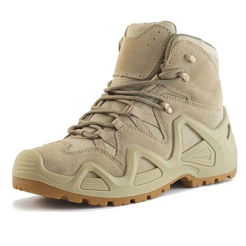 High Quality Outdoor Mountain Climbing Shoes Desert Trekking Footwear Men's waterproof Hiking Boots
