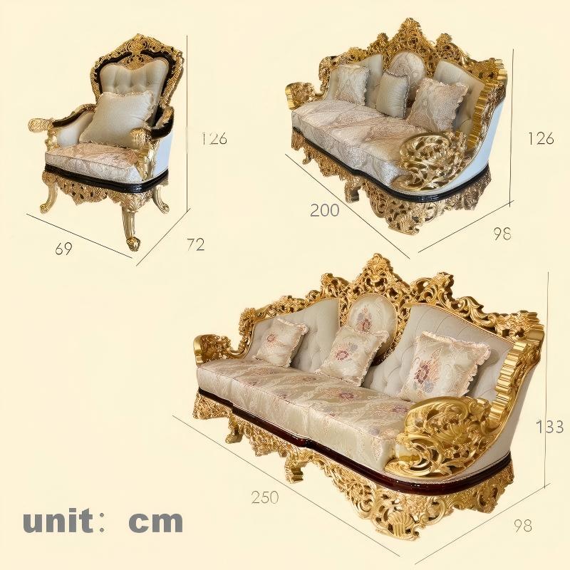 (1 Seat + 2 Seats + 3 Seats) Sofa