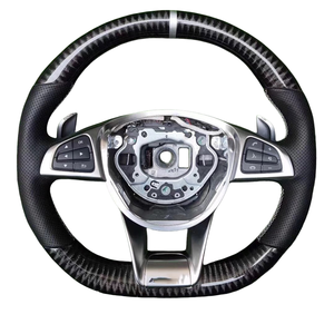 Adatto per Mercedes-Benz A/B/C serie E-class GLK GLA CLA CLS volante in vera fibra di carbonio modifica personalizzata - Product Image 1