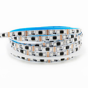 MT16703 adresli led şerit işık 3535 RGB sihirli rüya renk SPI DC12V 8mm 96LEDs/metre breakpoint proje için yeniden başlatma - Product Image 6