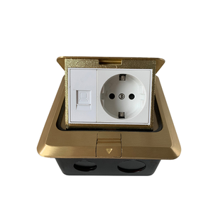 EU pop up <strong>socket</strong> golden <strong>Multi</strong>-functional replaceable <strong>USB</strong> <strong>function</strong> It can be inserted by pressing the keys Outlet Power <strong>Socket</strong> - Product Image 1
