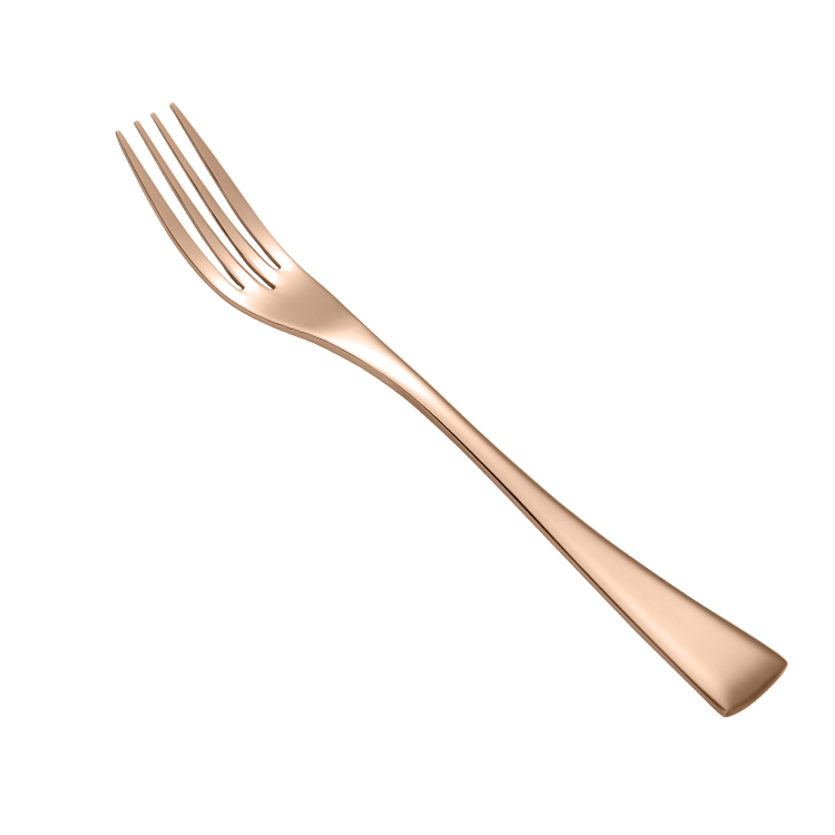 Fourchette à dîner en or rose
