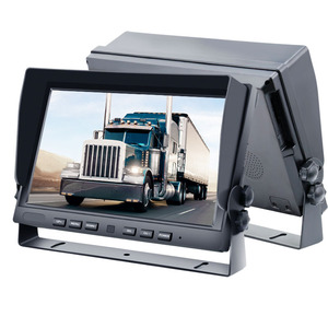 XYD10インチTFTLCDモニターバックミラーリバースディスプレイモニタークワッドスプリットスクリーンAHD 1080PAndroidユニバーサルカーヘッドレストモニター - Product Image 2