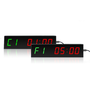 Orologio da allenamento portatile a LED digitale a 6 cifre da 1.5 pollici Timer da palestra timer a intervalli sportivi - Product Image 2