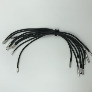 Cuerda de púas elástica de 2mm Cuerda redonda elástica con púas de metal dobles plateadas para hacer máscaras - Product Image 6