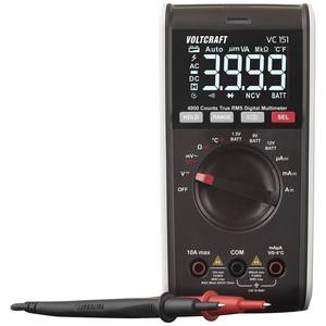 VOLTCRAFT VC151 el tipi multimetre kalibre edildi (ISO) dijital CAT III 600V ekran (sayım): 4000 (940910750314) - Product Image 1