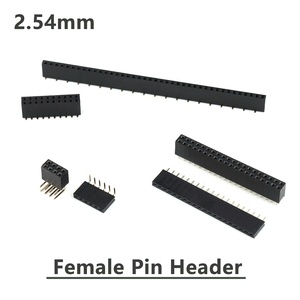 2.54 Female <strong>Header</strong> DIP Double Row Right Angle 2.54 mm Pin <strong>Header</strong> Pitch <strong>2Pin</strong>-40Pin Board to Board 180 Degree Female 40 Pin <strong>Header</strong> - Product Image 3