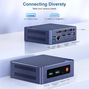 Pc para juegos Intel N100 procesador pantalla Dual Mini computadora de escritorio 8/16GB memoria de video Ssd duro I5/i7/CPU Amd Linux Os Wifi - Product Image 4