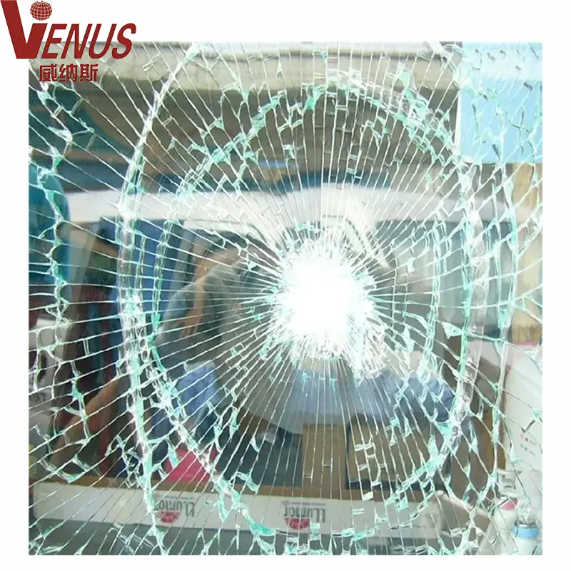 Vetro laminato di sicurezza in vetro a prova di proiettile triplo di fabbrica per finestre per la casa