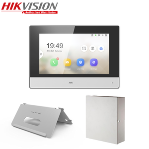 Hikvision Estación interior basada en IP de 7 pulgadas Serie KH6 Pantalla táctil TFT Hik-Connect APP Linux TCP/IP Mensajes de voz - Product Image 2