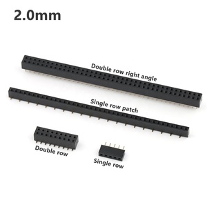 2.0mmピッチ単列2列ピンヘッダーメスソケットメス2mmピンヘッダー - Product Image 3