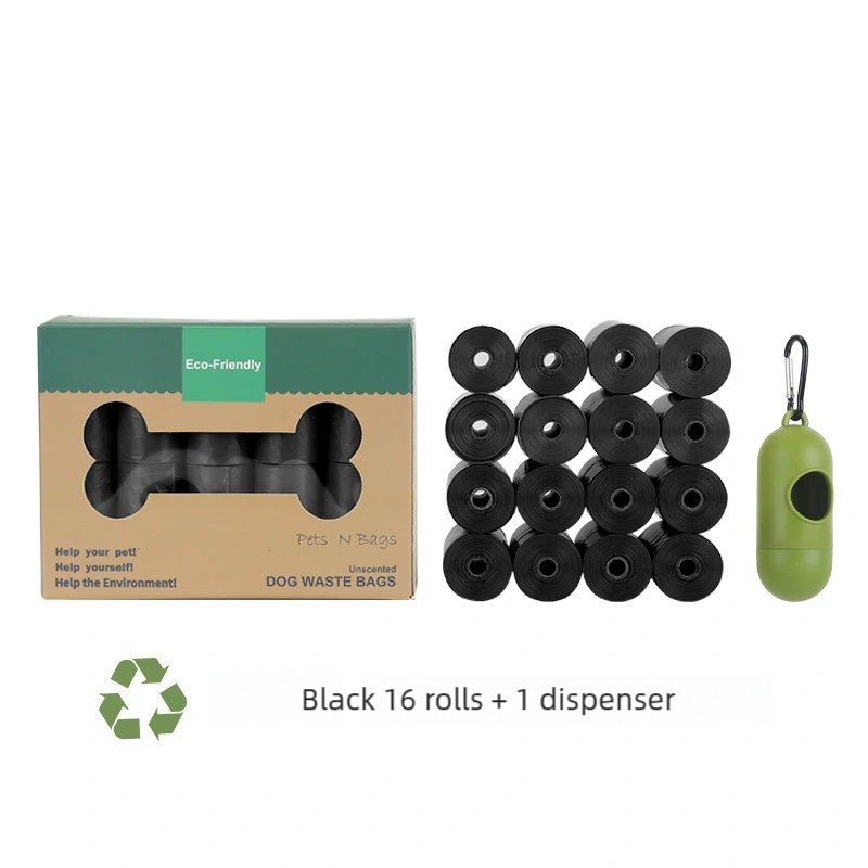 Noir 16 Rouleaux + 1 Distributeur