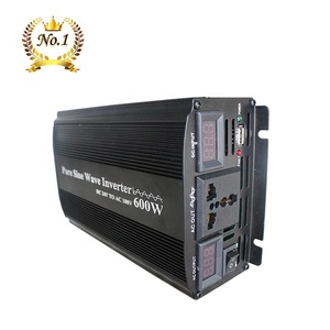 600瓦纯正弦波逆变器输入DC12V至交流220V/110V 50/60hz输出，带USB。