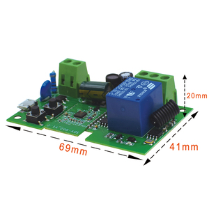 1CH WIFI Smart Garagentor öffner Leistungs schalter Schalter AC DC 85-250V Relais modul Inching Timer für EWelink APP Alexa - Product Image 3