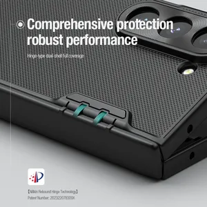 サムスンギャラクシーZフォールド65Gケース用Nillkinスーパーフロストシールド指紋防止ハードPCマット保護カバー - Product Image 3