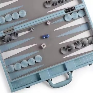 Nhà Máy Tùy Chỉnh Handmade Da Cá Sấu PU Da Xách Tay Sang Trọng <span class=keywords><strong>Backgammon</strong></span> Trò Chơi Thiết Lập - Product Image 3