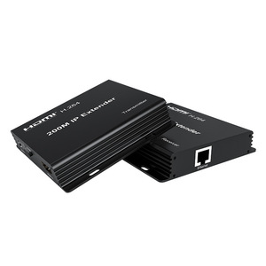 200m KVM超过IP电力线HDmi扩展器TX RX，包括USB Cat6无线金属KVM扩展器远程红外接入5v适配器