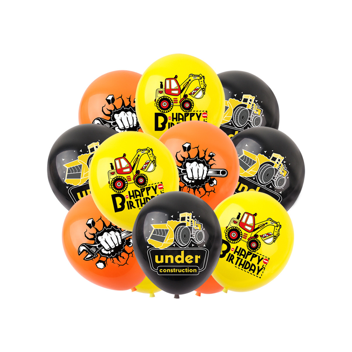 Véhicule d'ingénierie Colorful-17 (10 pièces)