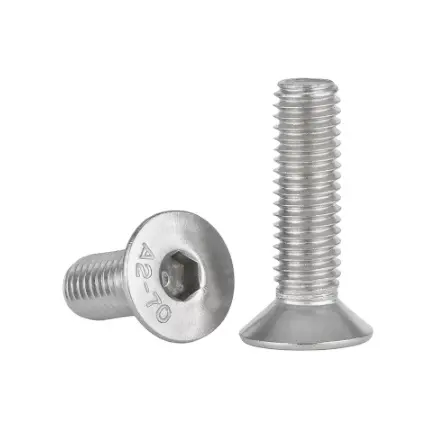 M3 M4 M6 M8 Stainless Steel Flat Countersunk Hex Allen Socket Head Screws