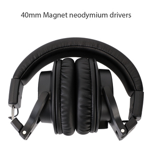 Auriculares de monitoreo sobre la oreja con respaldo cerrado para DJ, consolas de mezcla, reproductores CDJ y computadoras