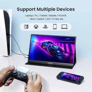 Portable <strong>Monitor</strong> 15.6'' 1080P FHD USB C Display HDR Eye Care External Screen W/Smart Cover PC Mac Phone for Xbox <strong>Switch</strong> PS5 - Product Image 5