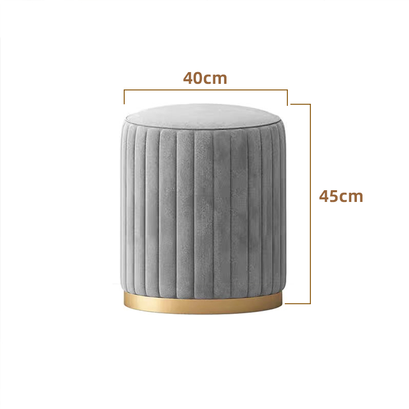 Tabouret rond (note de couleur)