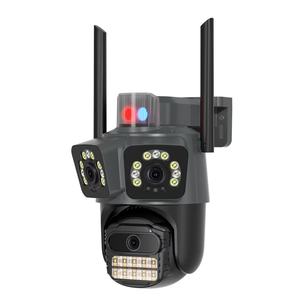 Yeni çift Lens çift ekran 4G IP kamera açık 36x Zoom hız Dome PTZ kamera 6MP HD 120m gece görüş güvenlik koruma iCsee - Product Image 1