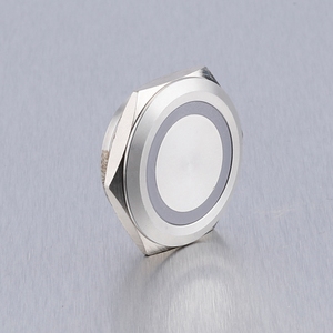 Microinterruttore a pulsante illuminato quadrato ABILKEEN da 19mm