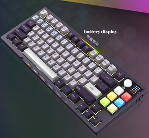 Interruptor de intercambio en caliente personalizado, retroiluminación RGB, Bluetooth, cnc, Teclado mecánico, perilla de teclado mecánico inalámbrico de aluminio - Product Image 6