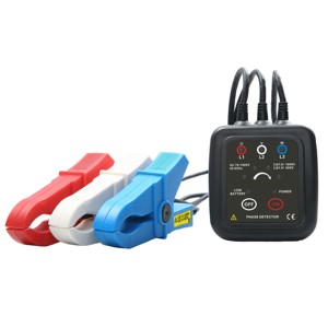 เครื่องทดสอบเฟสขนาดกะทัดรัด EM1000C etcr สำหรับสายเคเบิลขนาดเล็ก10-16มม. ปลอดภัยเครื่องตรวจจับลำดับเฟสแบบไม่สัมผัส - Product Image 1