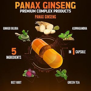 Korean Red Ginseng & Ginkgo Biloba Kräuter ergänzung Gedächtnis unterstützung für Gehirn funktion und geistige Wachsamkeit - Product Image 2