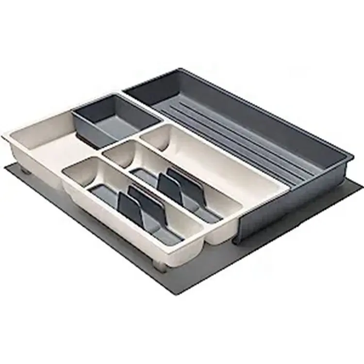 High quality multipurpose customized utensil storage drawer organizer for silverware and flatware acrylic handle flatware