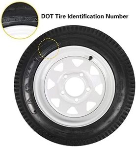 4.8-12 4.8x12 480-12 4.80-12 römork lastikleri ile 12 ''jantlar, 5 Lug 4.5'', yük aralığı C, 6PR - Product Image 2