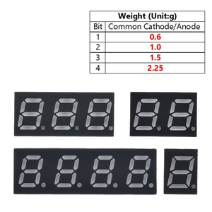 Display a LED a tubo digitale da 0.28 pollici Display a 1bit a 2bit a 4bit Display comune anodo/0.28 catodico "7 segmenti a Led - Product Image 2