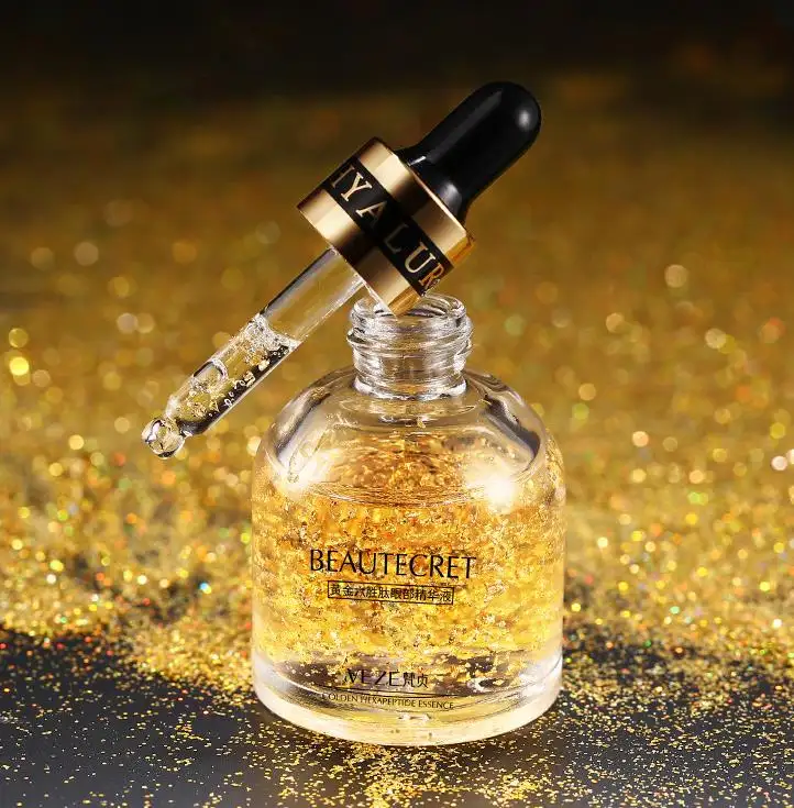 Oem Venzen Hydraterende Essentie Anti-Aging Zes Peptide Gold 24K Oog Serum